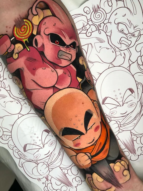 color anime Tatuaggio su forearm #39364 | Tatuatore Yeray Perez