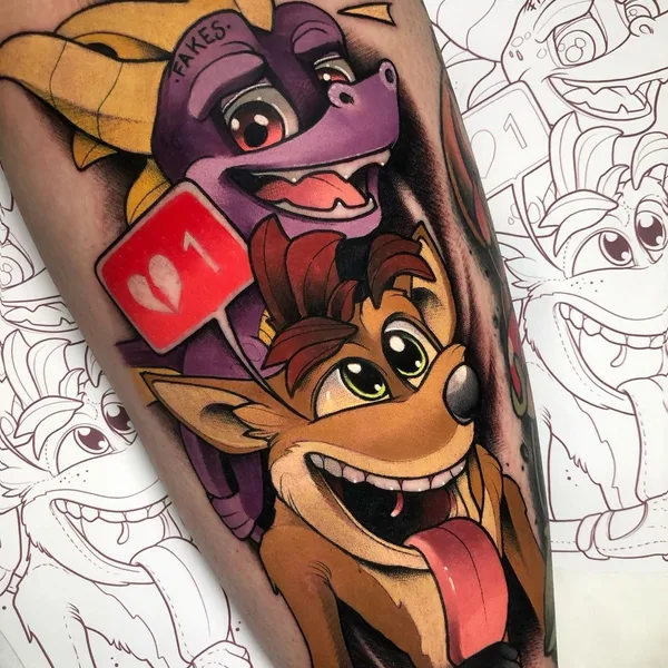 Neo Traditional tattoo by Yeray Perez in Barcelona