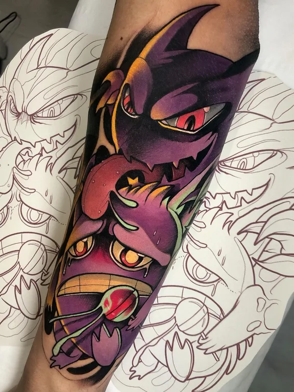 color anime Tatuaggio su forearm #39362 | Tatuatore Yeray Perez