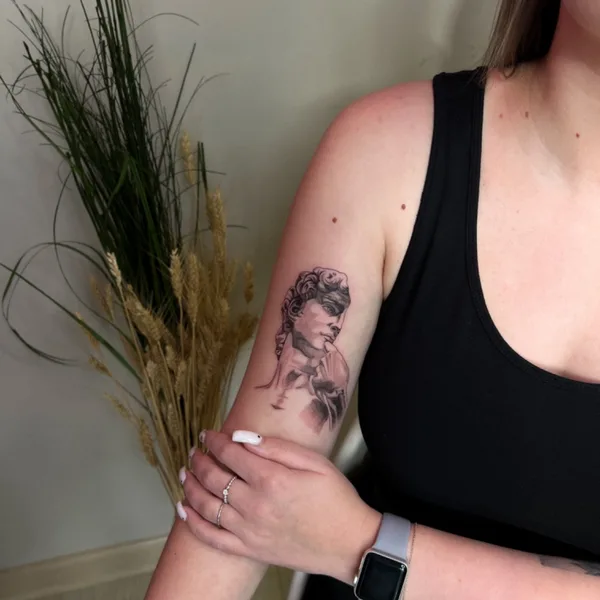 Graphic tattoo by Дмитрий Makabr in Волгоград