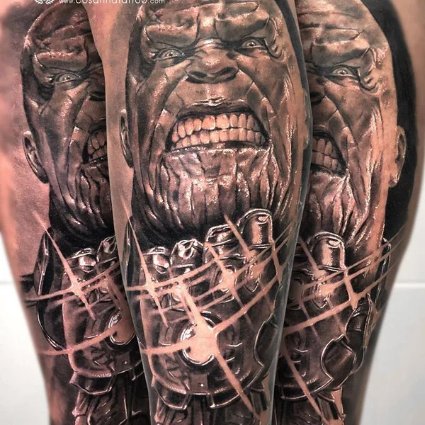 Author's Style tattoo by Carlos Fabra in Barcelona