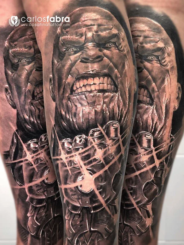black and grey realism tatouage sur full sleeve #30886 | Artiste tatoueur Carlos Fabra