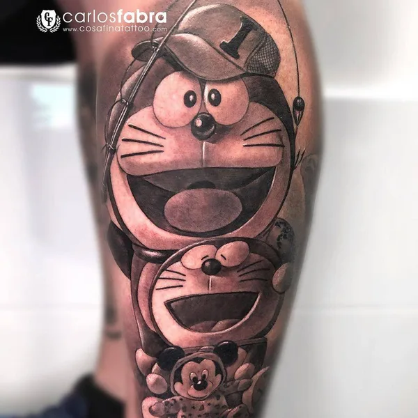 Author's Style tattoo by Carlos Fabra in Barcelona