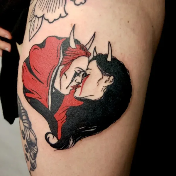Авторская tattoo by Marie Thirteen in Санкт-Петербург