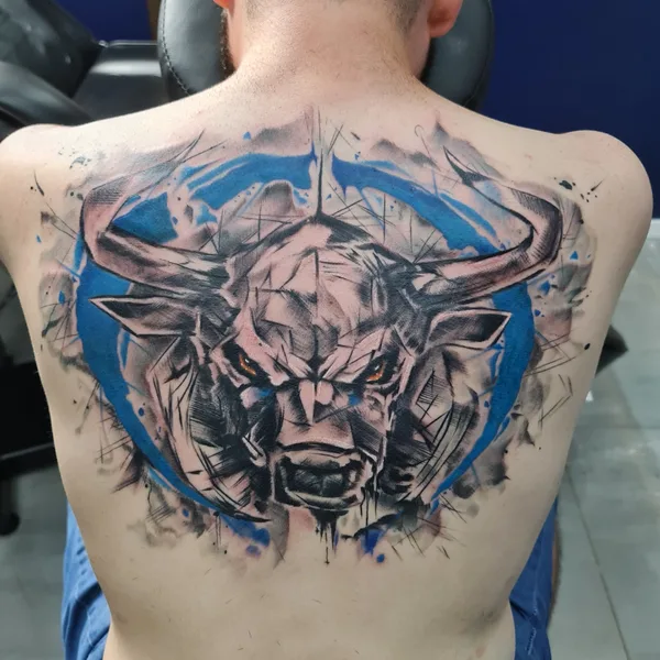 Abstract tattoo by Mariya Yolova