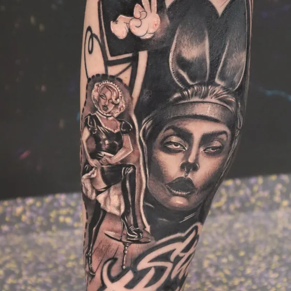 Abstract tattoo by Mariya Yolova