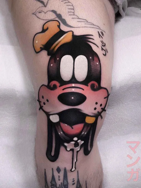 color cartoon Tatuagem em knee #18315 | Tatuador Andrea Raudino