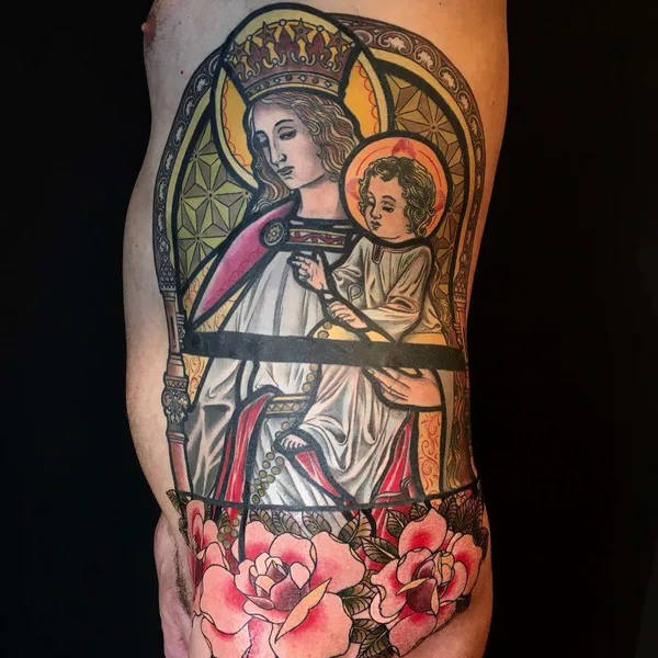 Old School tattoo by Mikael de Poissy