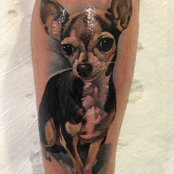New School tattoo by Ben Banzai in Alicante