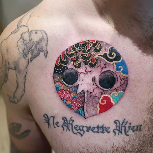 Традиционная tattoo by Pitta in Seoul
