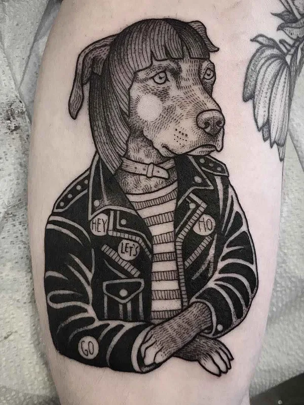 black illustrative татуировка на forearm #19537 | Тату мастер Susanne Suflanda Konig