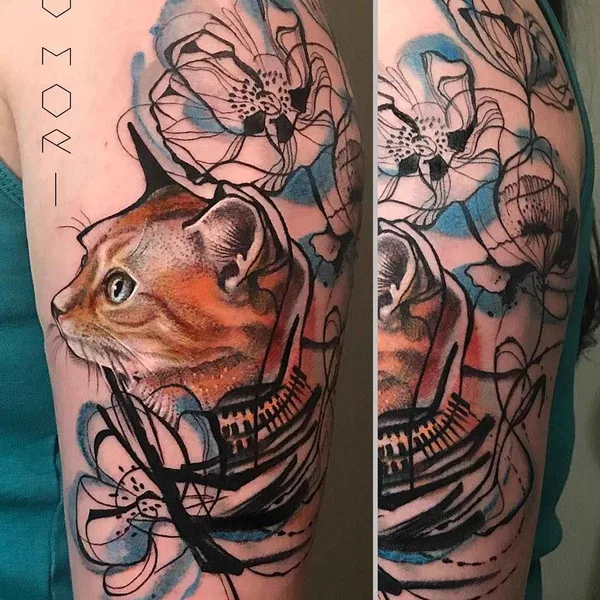 Author's Style tattoo by Mo Mori in Berlin