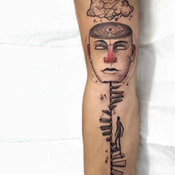 Author's Style tattoo by Felipe Mello in Rio de Janeiro
