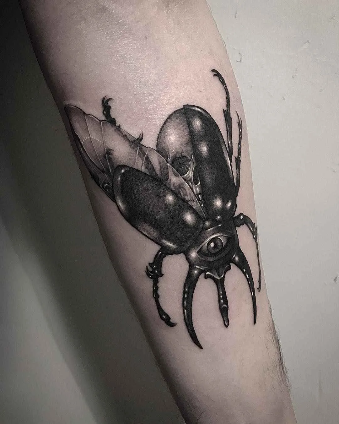 Tattoo artist Gara authors style blackwork tattoo | Korea