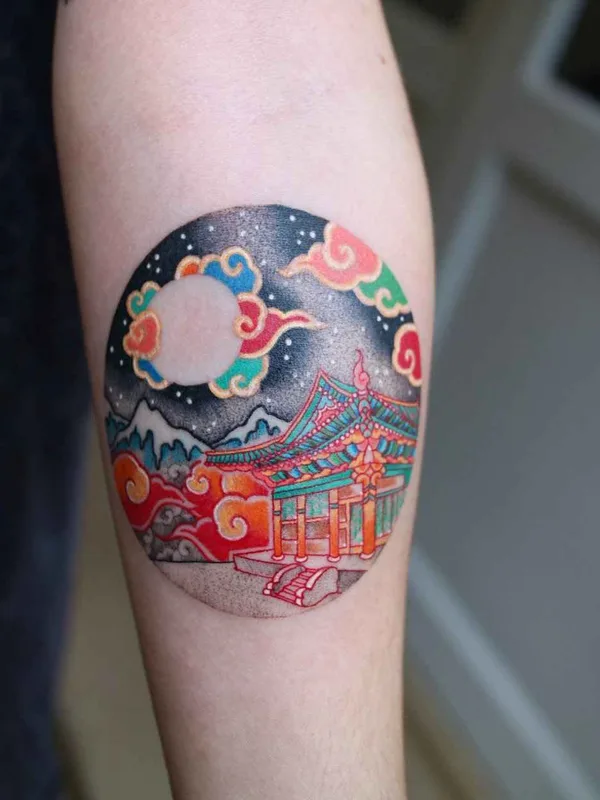color illustrative Tatuaggio su forearm #17909 | Tatuatore Pitta