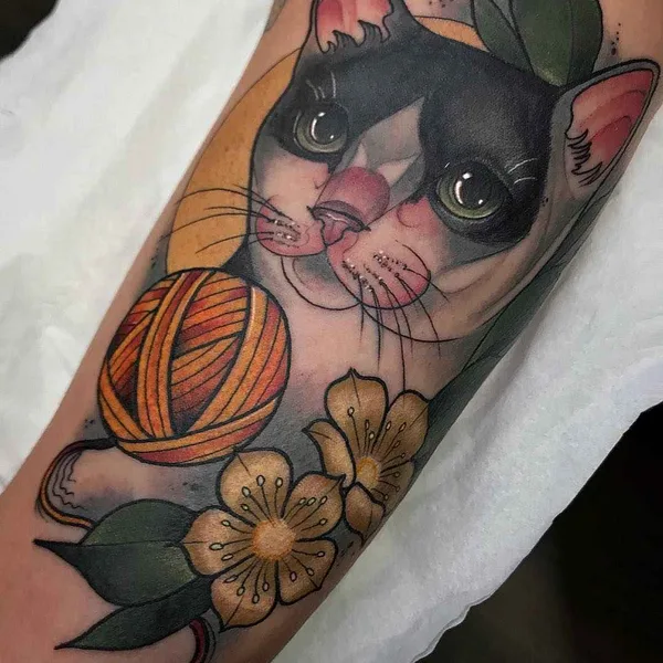Neo Traditional tattoo by Raquel Escudero in Barcelona