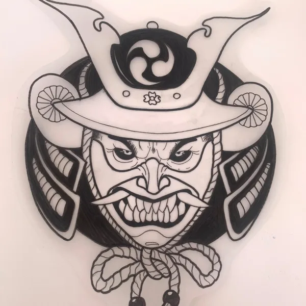 Japanese tattoo by Albert Mesropov in Barcelona