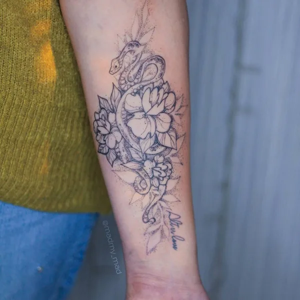 Sketch tattoo by Мария Жиркова  in Saint Petersburg