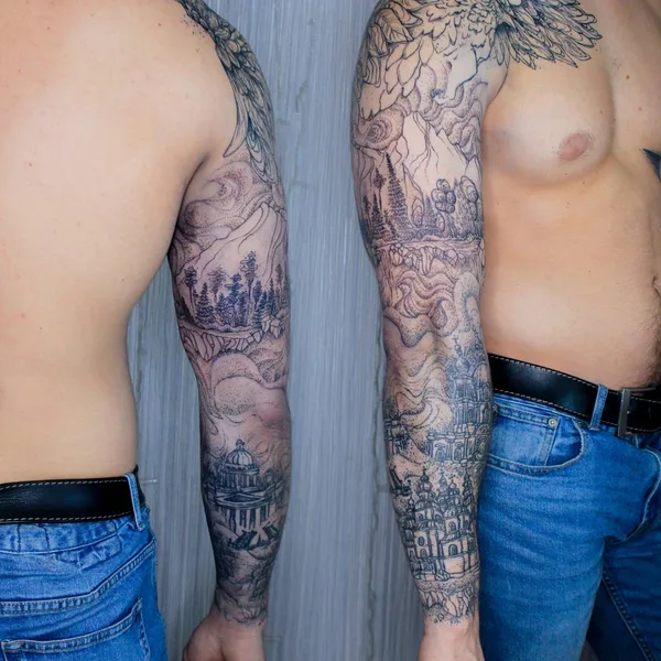 Sketch tattoo by Мария Жиркова  in Saint Petersburg