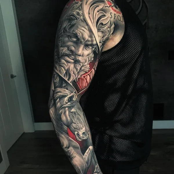 Realism tattoo by Greg Nicholson in Langley