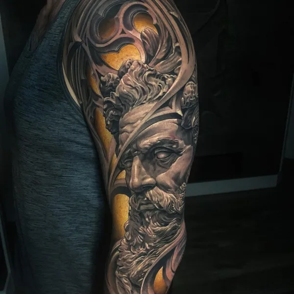 Realism tattoo by Greg Nicholson in Langley
