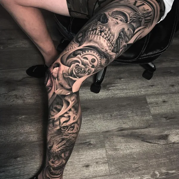 Realism tattoo by Greg Nicholson in Langley