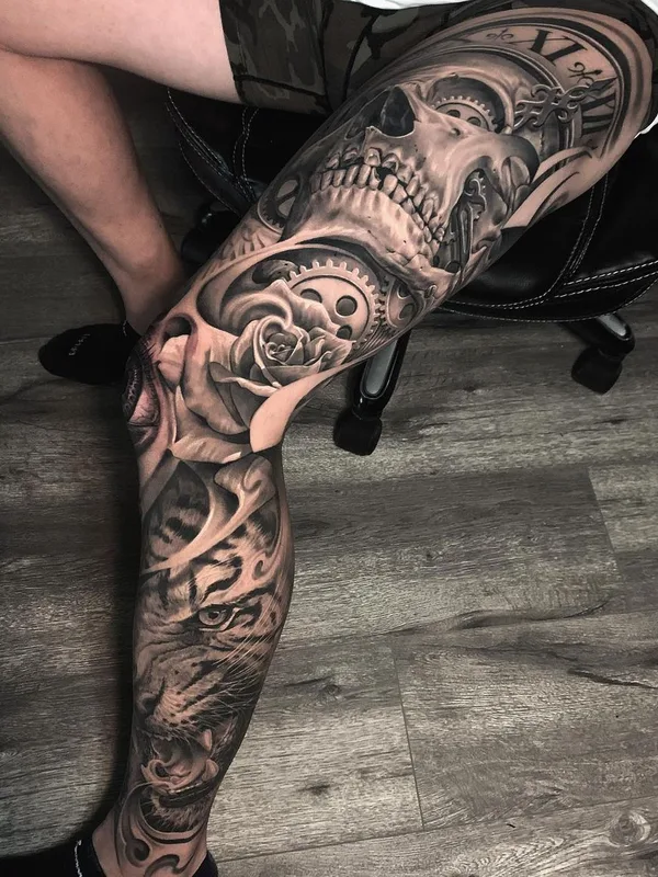 Реализм tattoo by Greg Nicholson in Langley