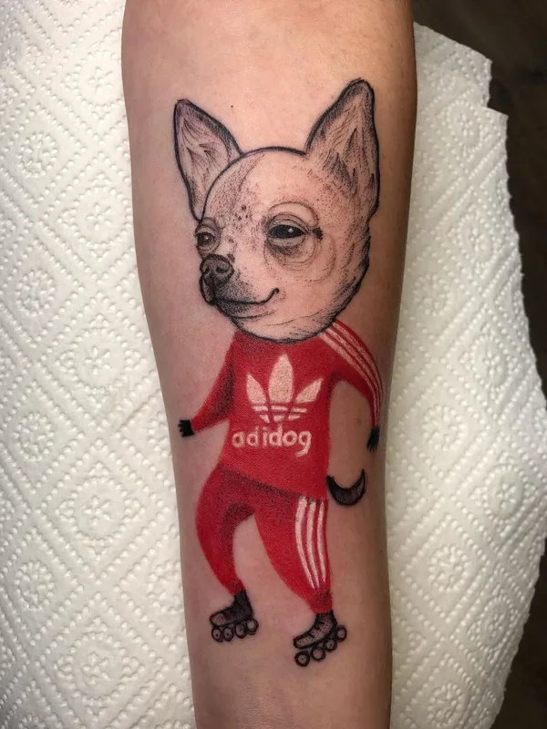 color illustrative tattoo auf forearm #43483 | Tätowierer Joanna Kru