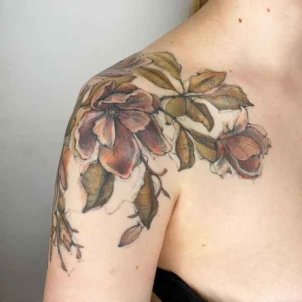 Author's Style tattoo by Hettie Baker in London