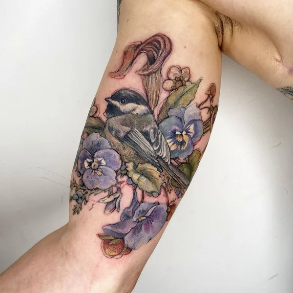 Author's Style tattoo by Hettie Baker in London