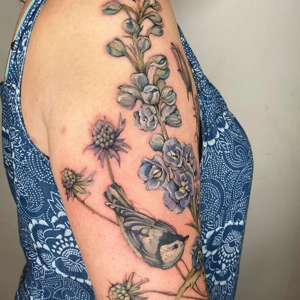 Author's Style tattoo by Hettie Baker in London