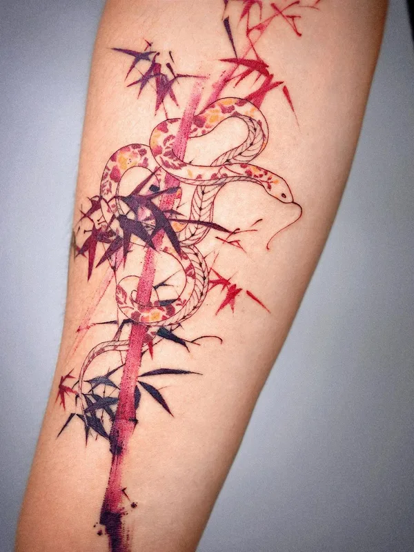 female color miniature Tatuaggio su forearm #43540 | Tatuatore E.nal