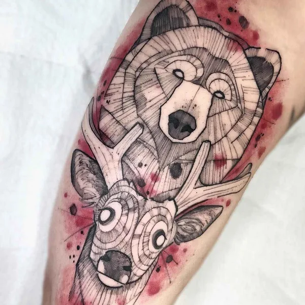 Author's Style tattoo by Felipe Mello in Rio de Janeiro