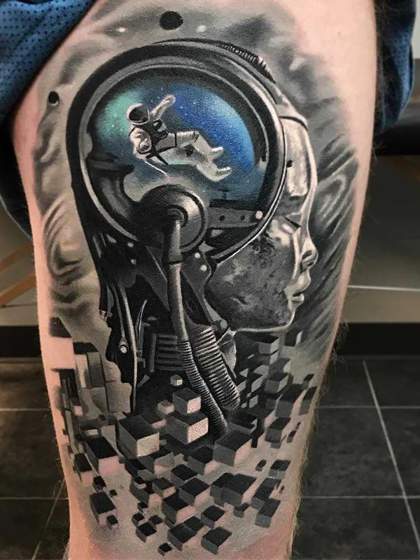 Portrait tattoo by Jacob Sheffield