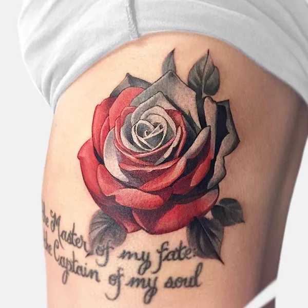 Botanical tattoo by Janice Bao Bao in Toronto