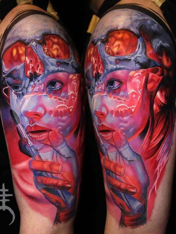 color realism tattoo auf shoulder #18333 | Tätowierer Moriel El Mori Seror
