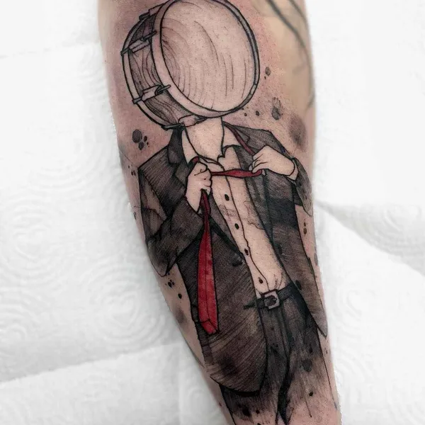 Author's Style tattoo by Felipe Mello in Rio de Janeiro