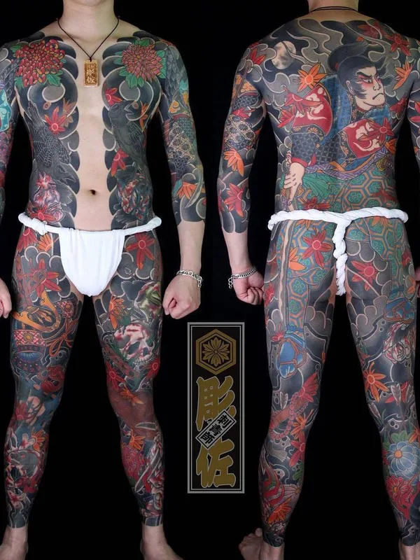 male color japanese tatouage sur full body #22790 | Artiste tatoueur Diao Zuo