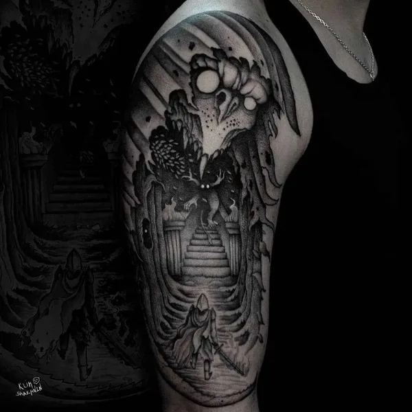 Author's Style tattoo by Клим Шахнин in Saint Petersburg