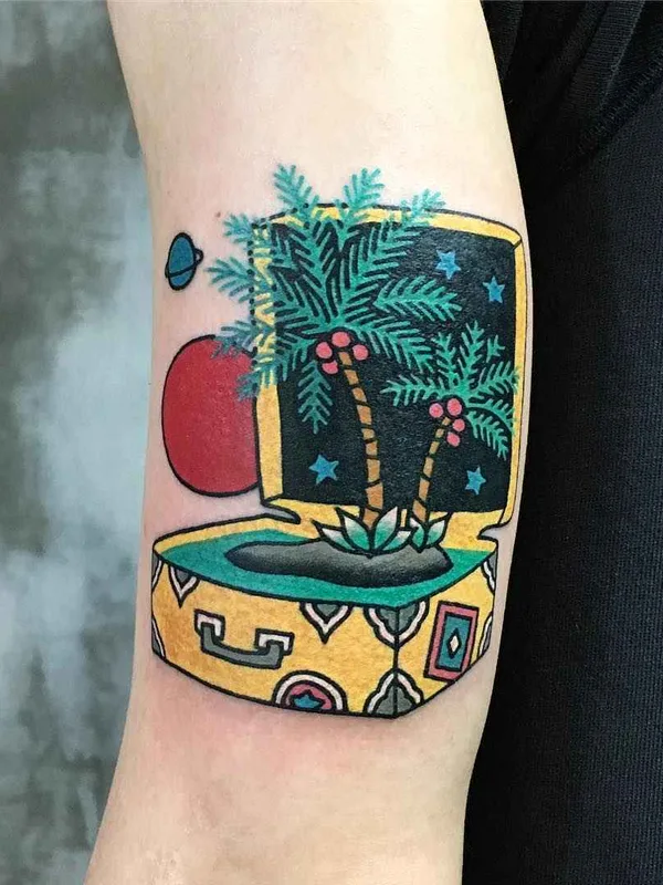 color illustrative 타투 부위 forearm #18807 | 타투이스트 Kimsany