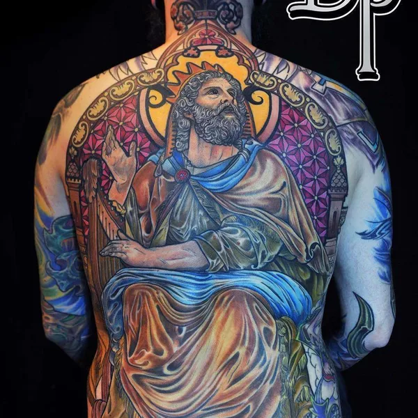 Old School tattoo by Mikael de Poissy