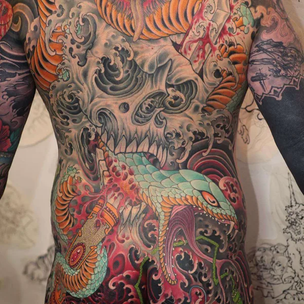 Традиционная tattoo by Johan Svahn in Malmö