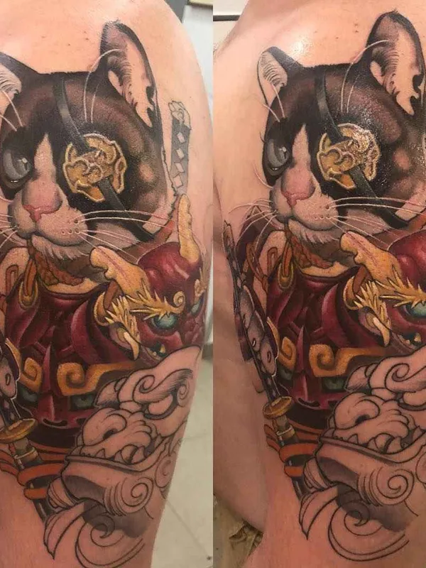 color japanese Tatuaggio su upper arm #18370 | Tatuatore Ben Banzai