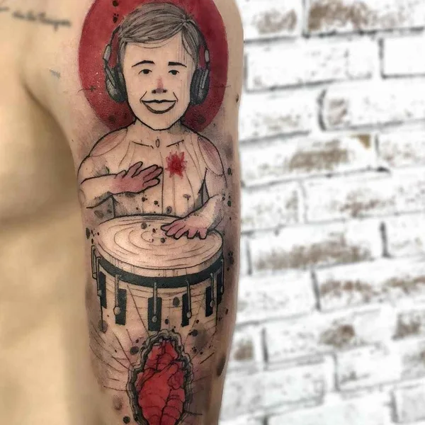 Author's Style tattoo by Felipe Mello in Rio de Janeiro