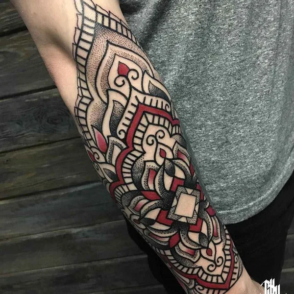Dotwork tattoo by Billy Heil in Minsk