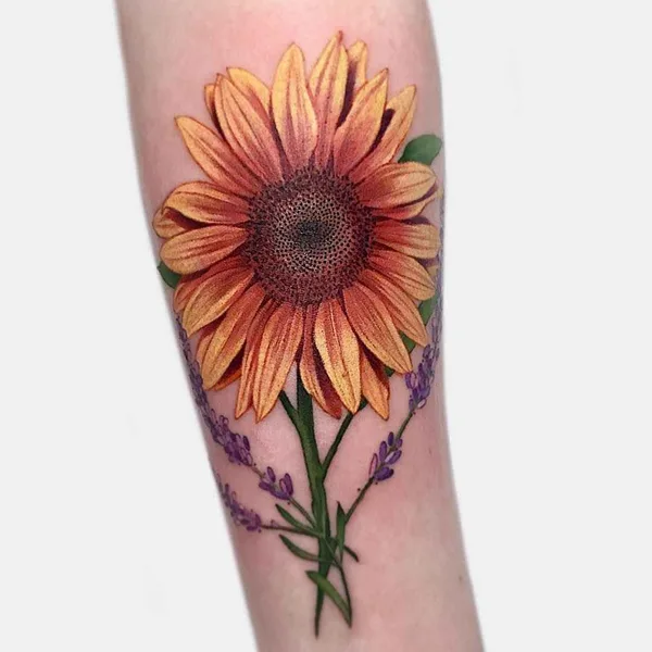 Botanical tattoo by Janice Bao Bao in Toronto