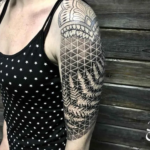 Dotwork tattoo by Billy Heil in Minsk