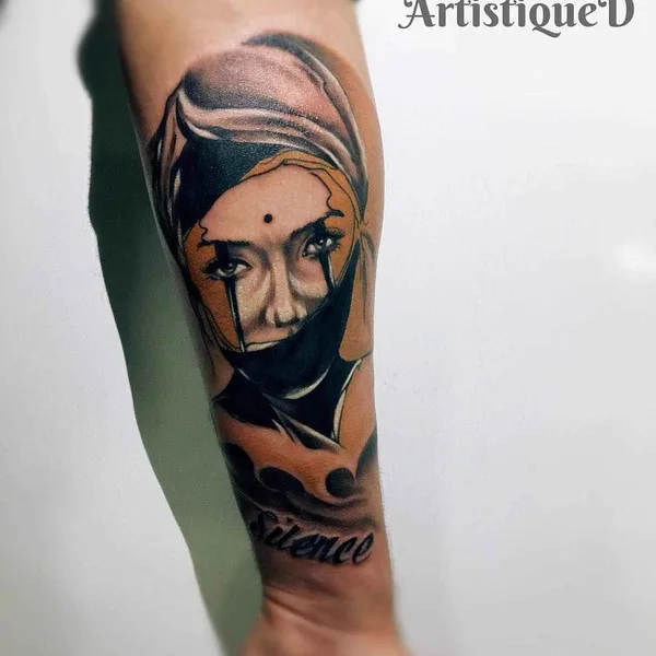 Neo Traditional tattoo by Manolache Danut in Bruxelles
