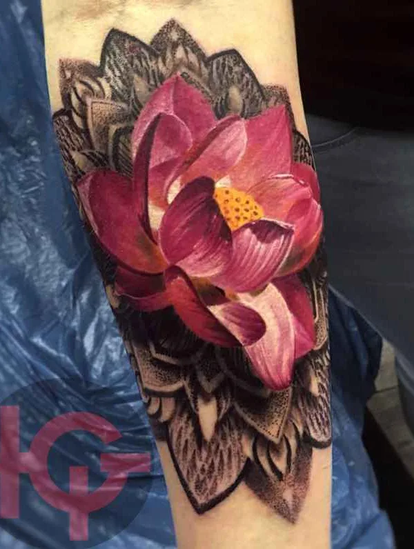 color watercolor Tatuaggio su forearm #3533 | Tatuatore Иван Юг