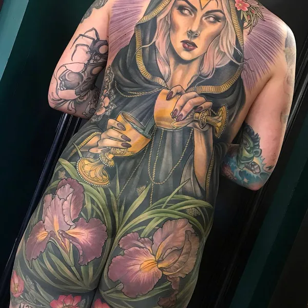 Авторская tattoo by Samantha Smith in Calgary